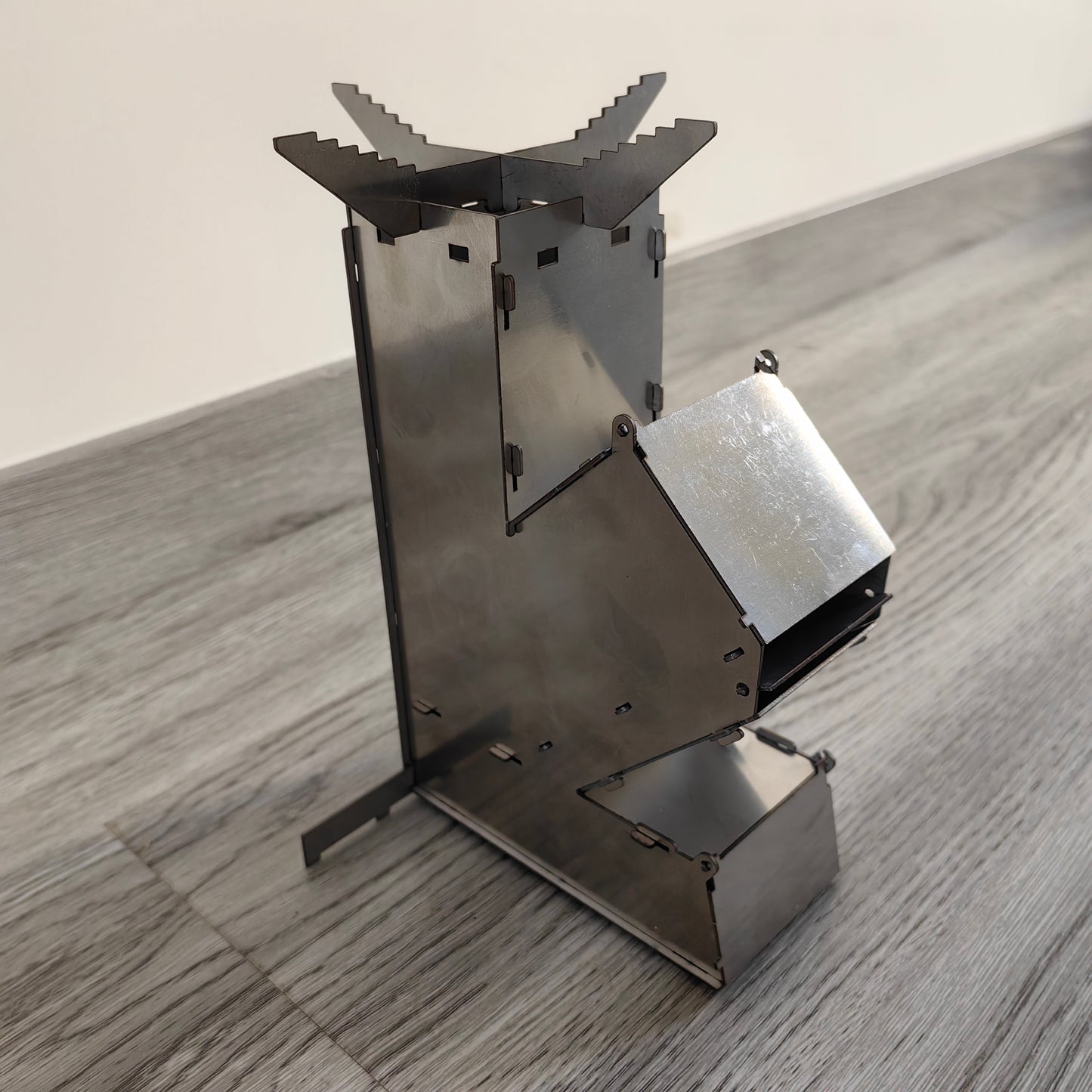 Portable Rocket Stove For Camping And Travel,Compact Foldable Design With Instant Setup,Lightweight Outdoor Heater, Fast Heating And Durable Construction